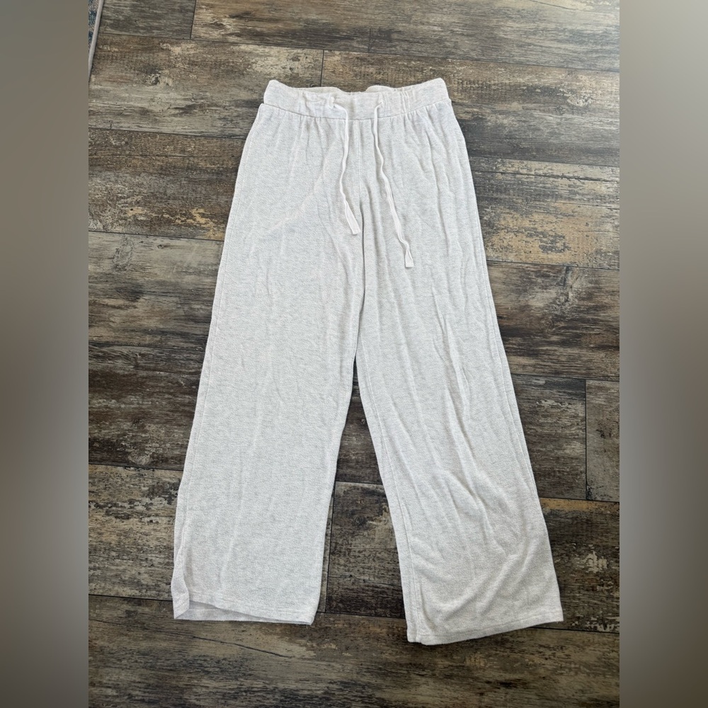 2 for $15 sale: La Cera light heathered gray / oat relaxed for lounge pants